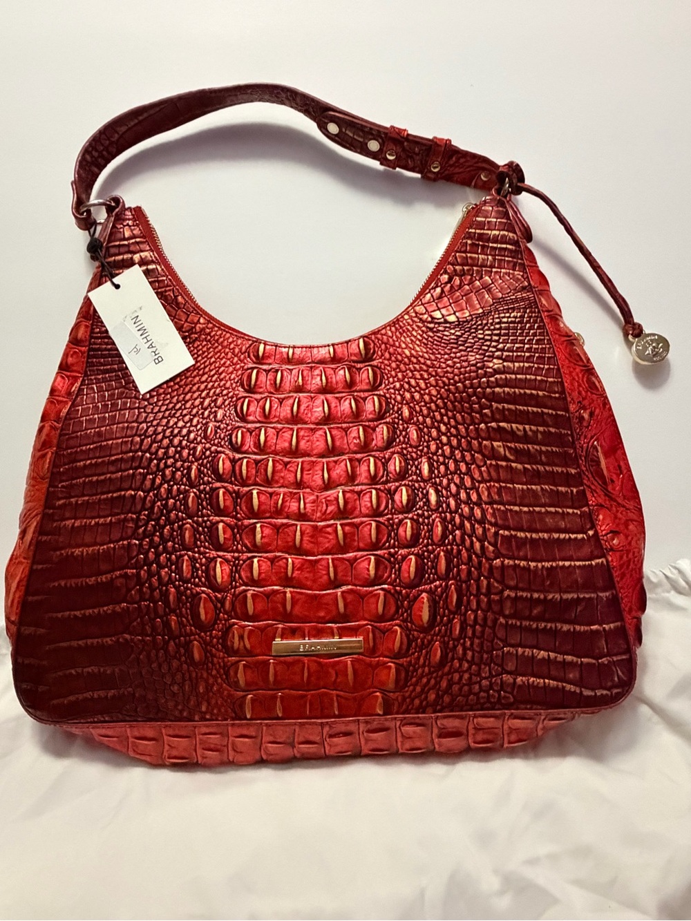 Brahmin Tabitha NWT in Crimson Melbourne